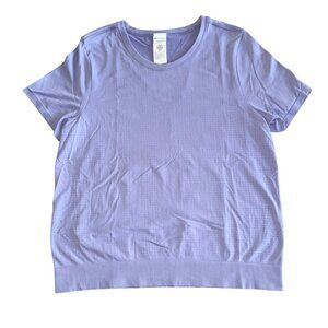 Athleta NWT In Motion Tee Purple Womens Size Large